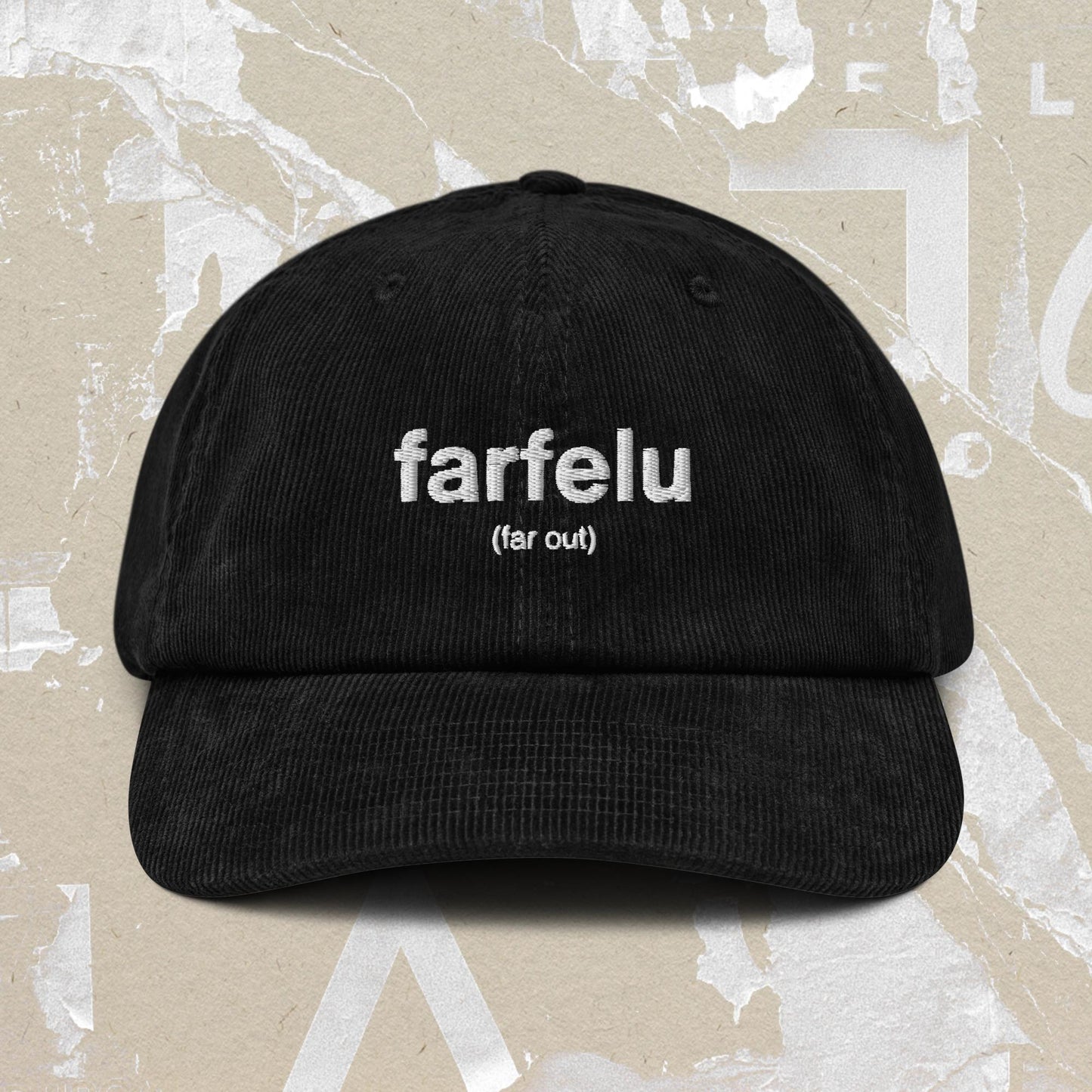 French Far Out Corduroy Cap