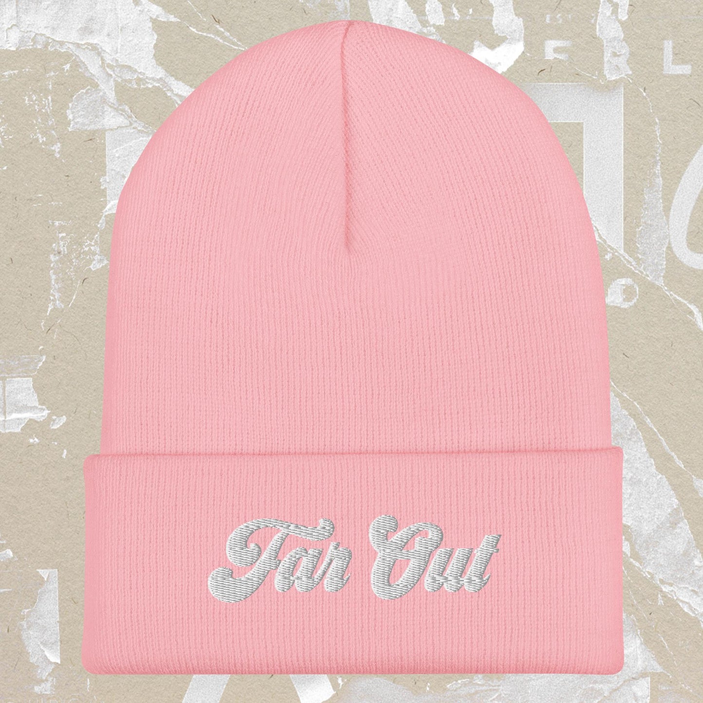 Far Out 1970s Cuffed Beanie