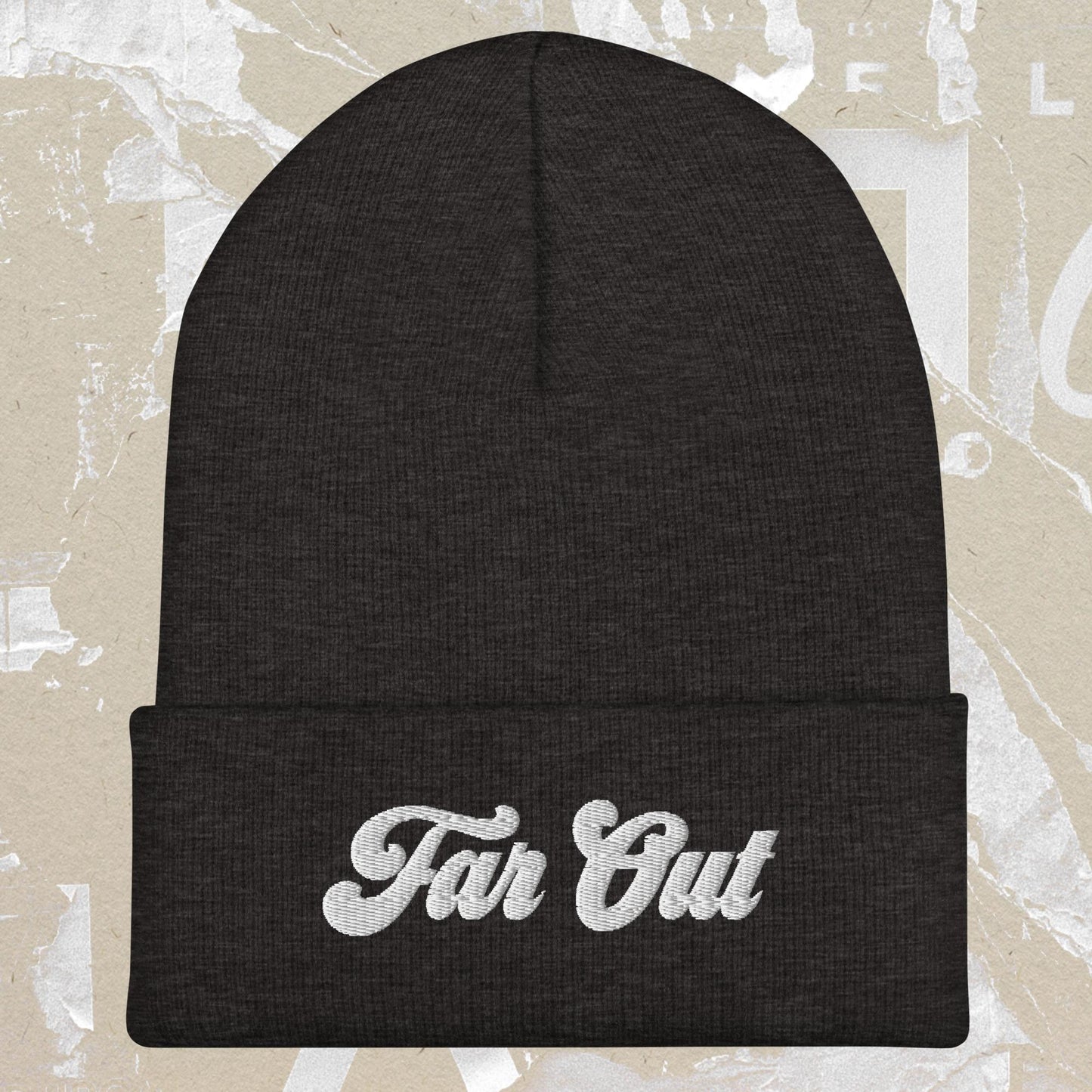 Far Out 1970s Cuffed Beanie