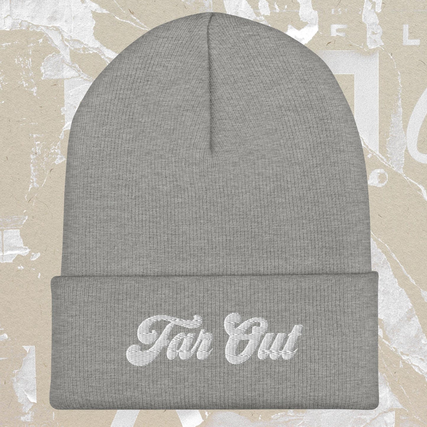 Far Out 1970s Cuffed Beanie