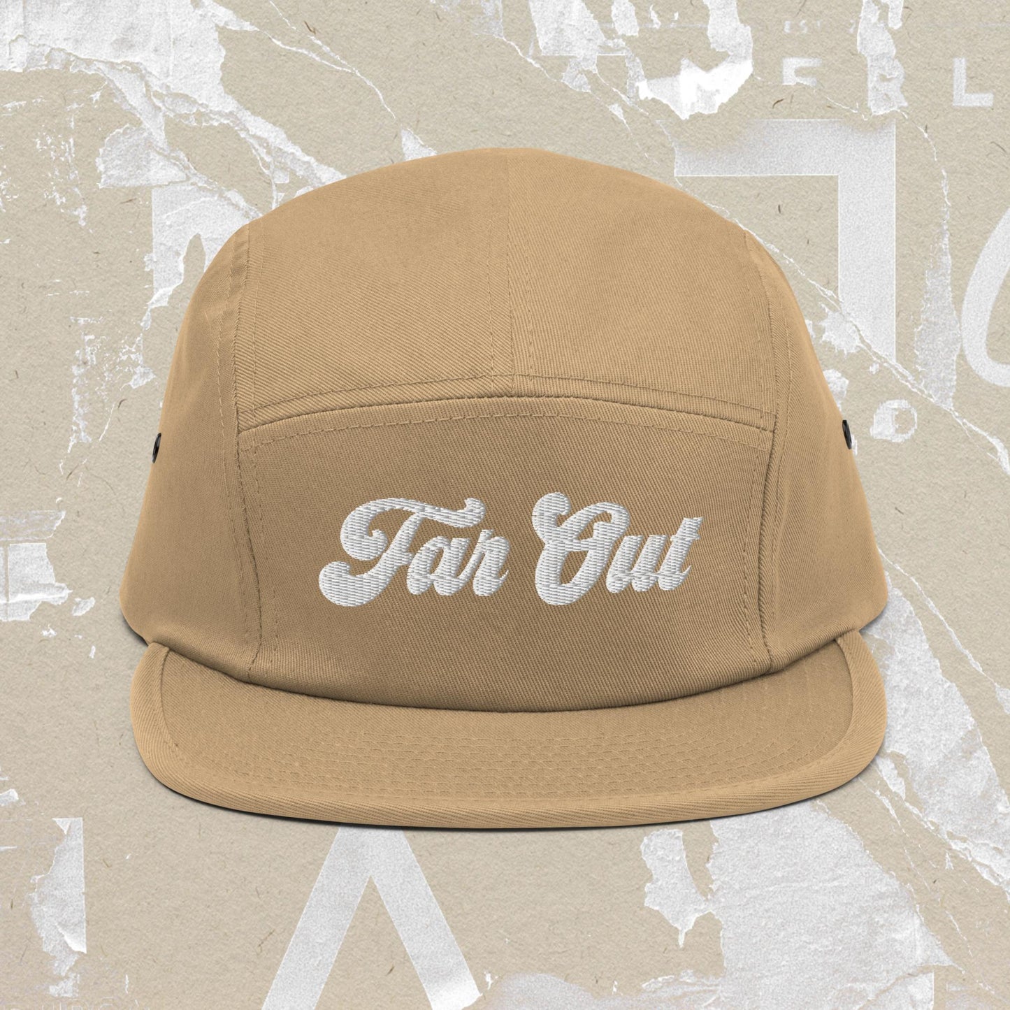 Far Out 1970s Five Panel Cap