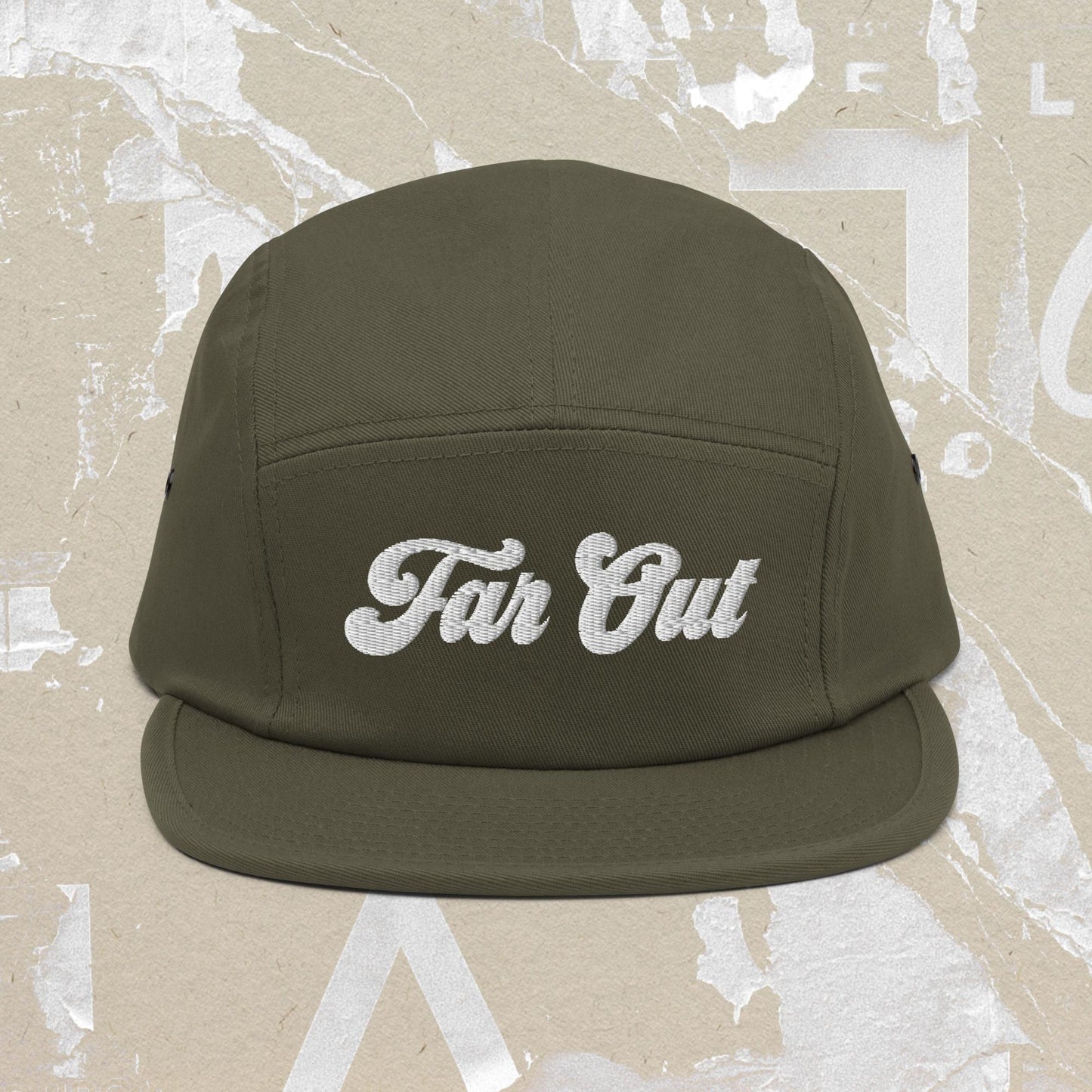 Far Out 1970s Five Panel Cap