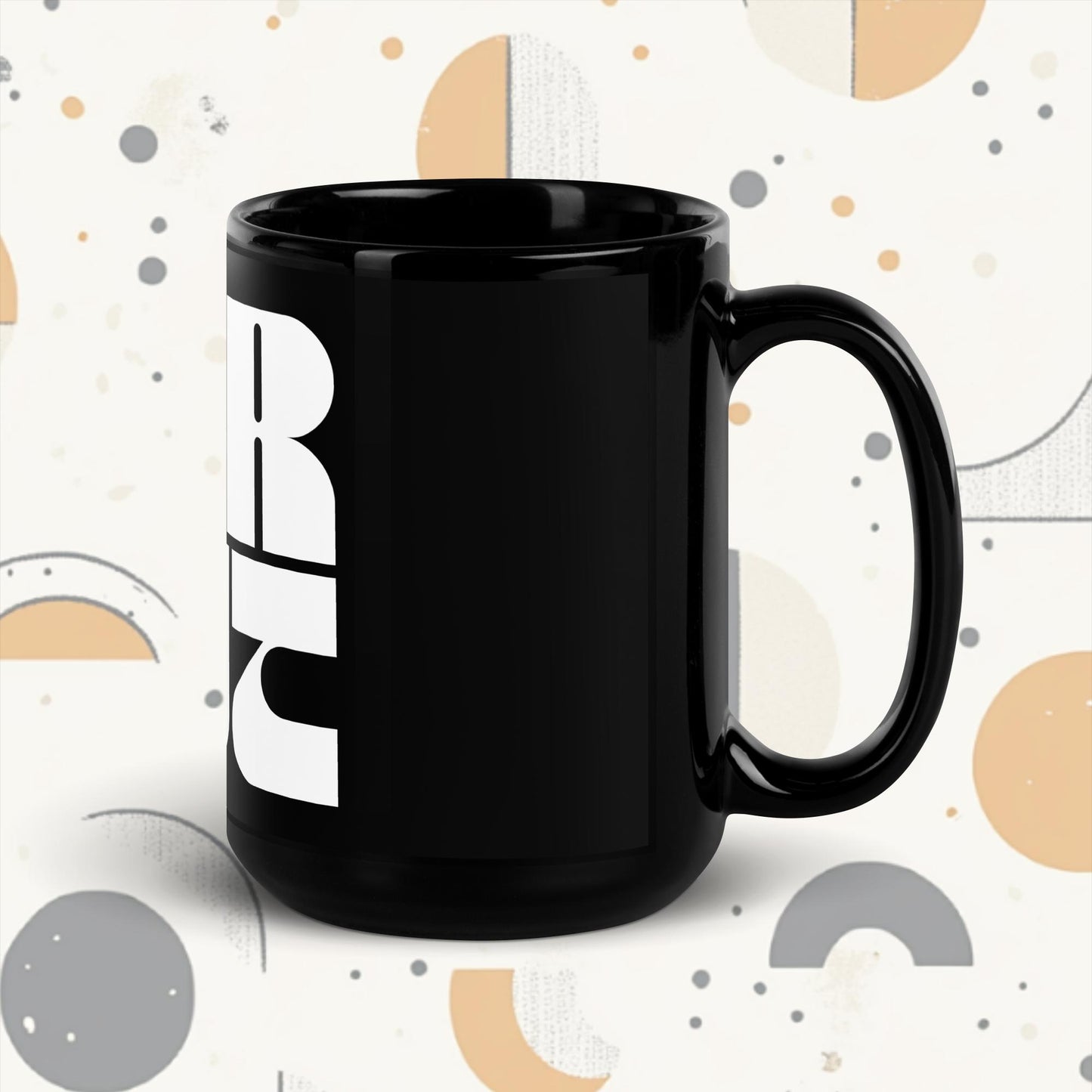 Far Out Wave Black Mug