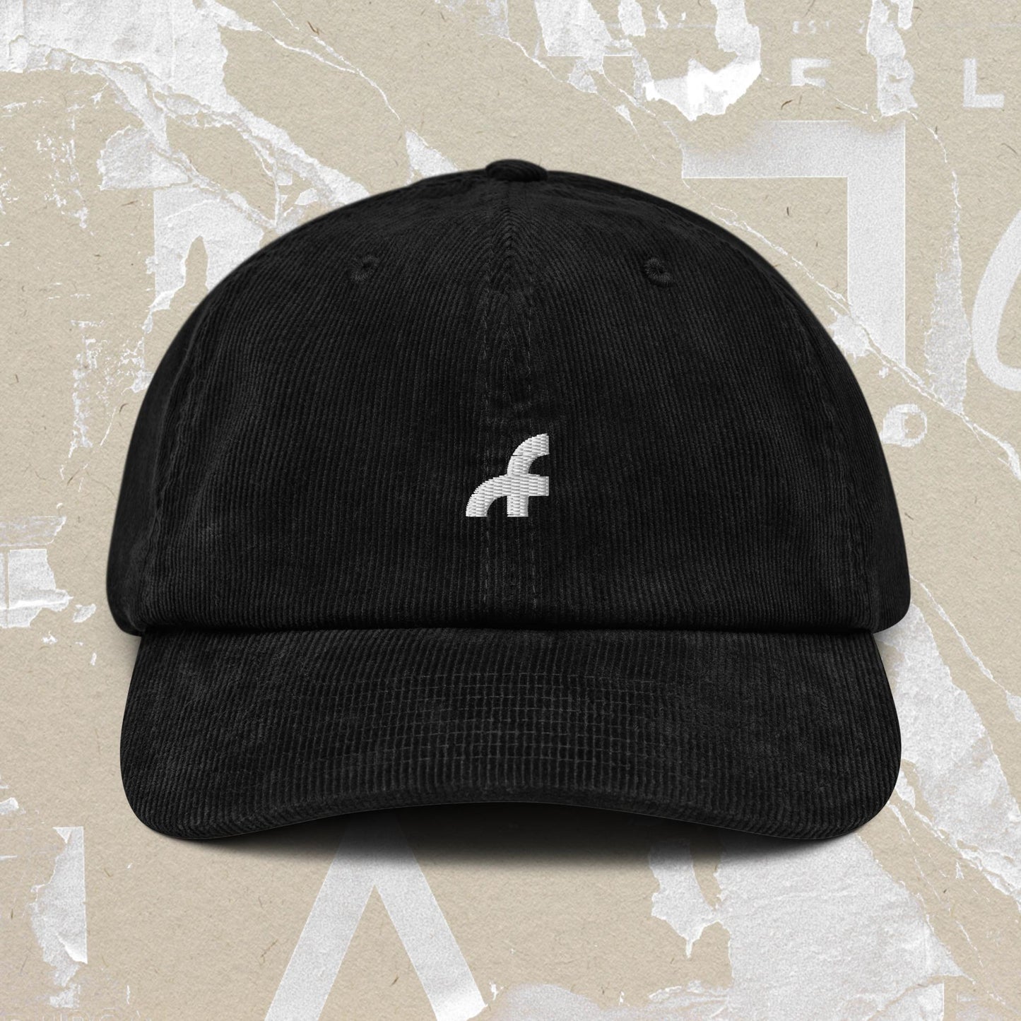 F Corduroy Cap