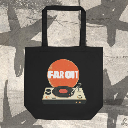 Far Out Vinyl Tote Bag