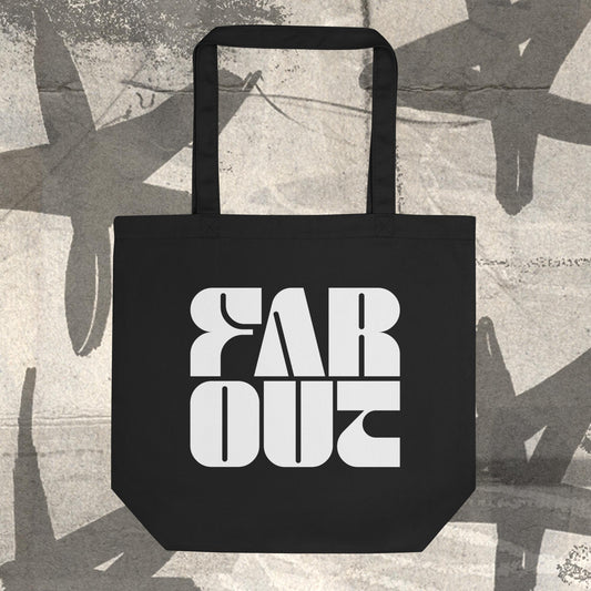 Far Out Wave Square Tote Bag