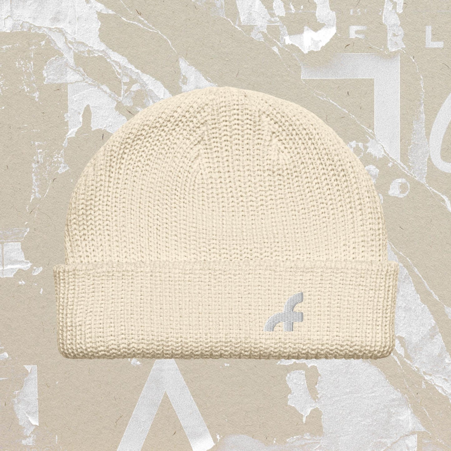 Far Out F Fisherman Beanie