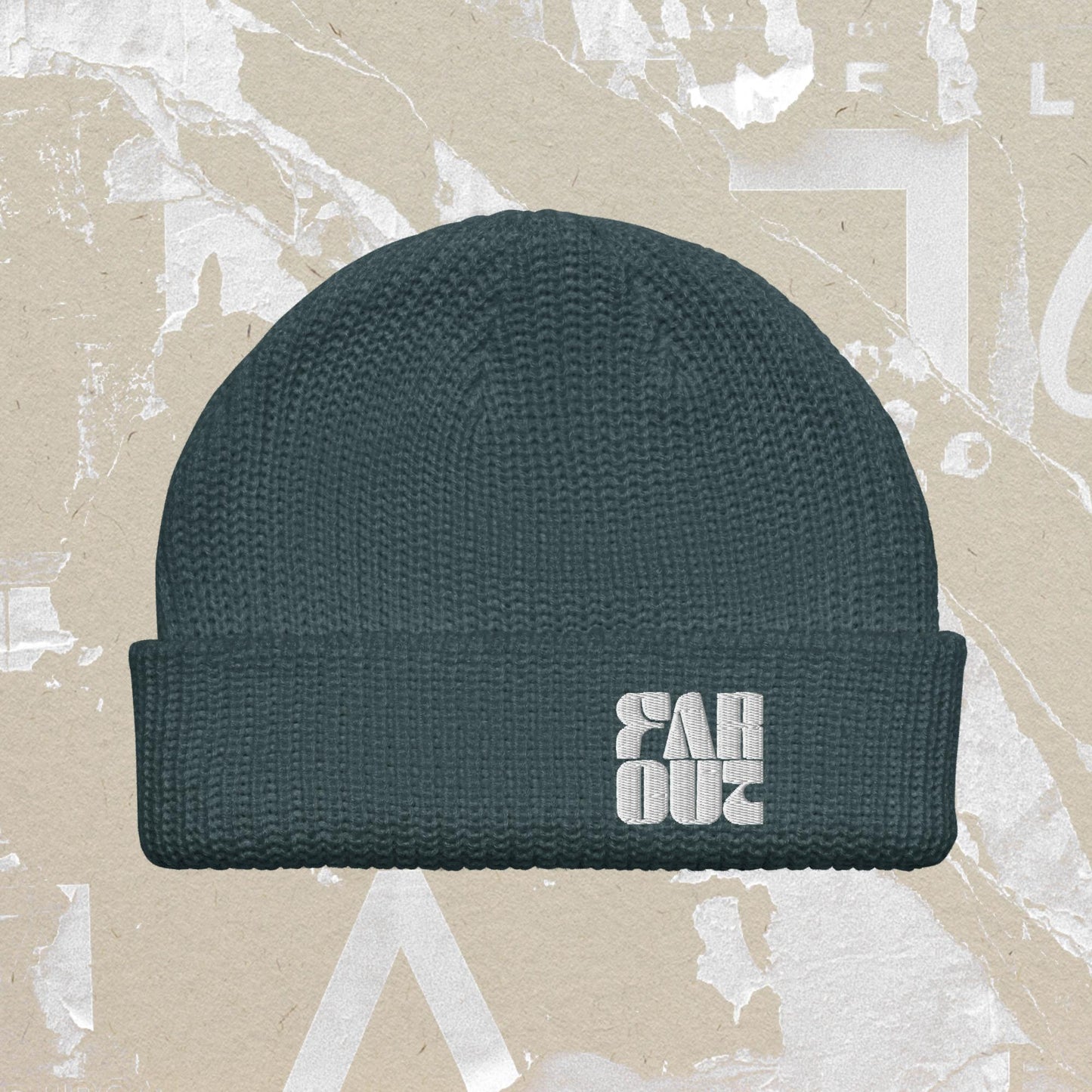 Far Out Wave Square Fisherman Beanie