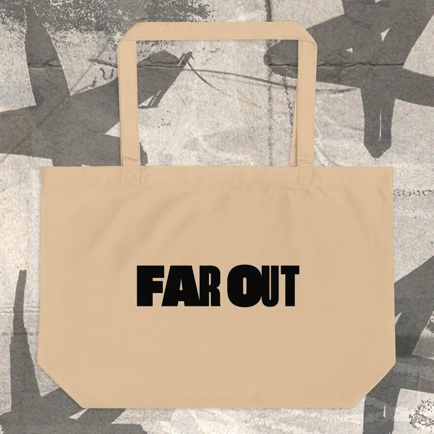 Far Out Alt Large Tote Bag