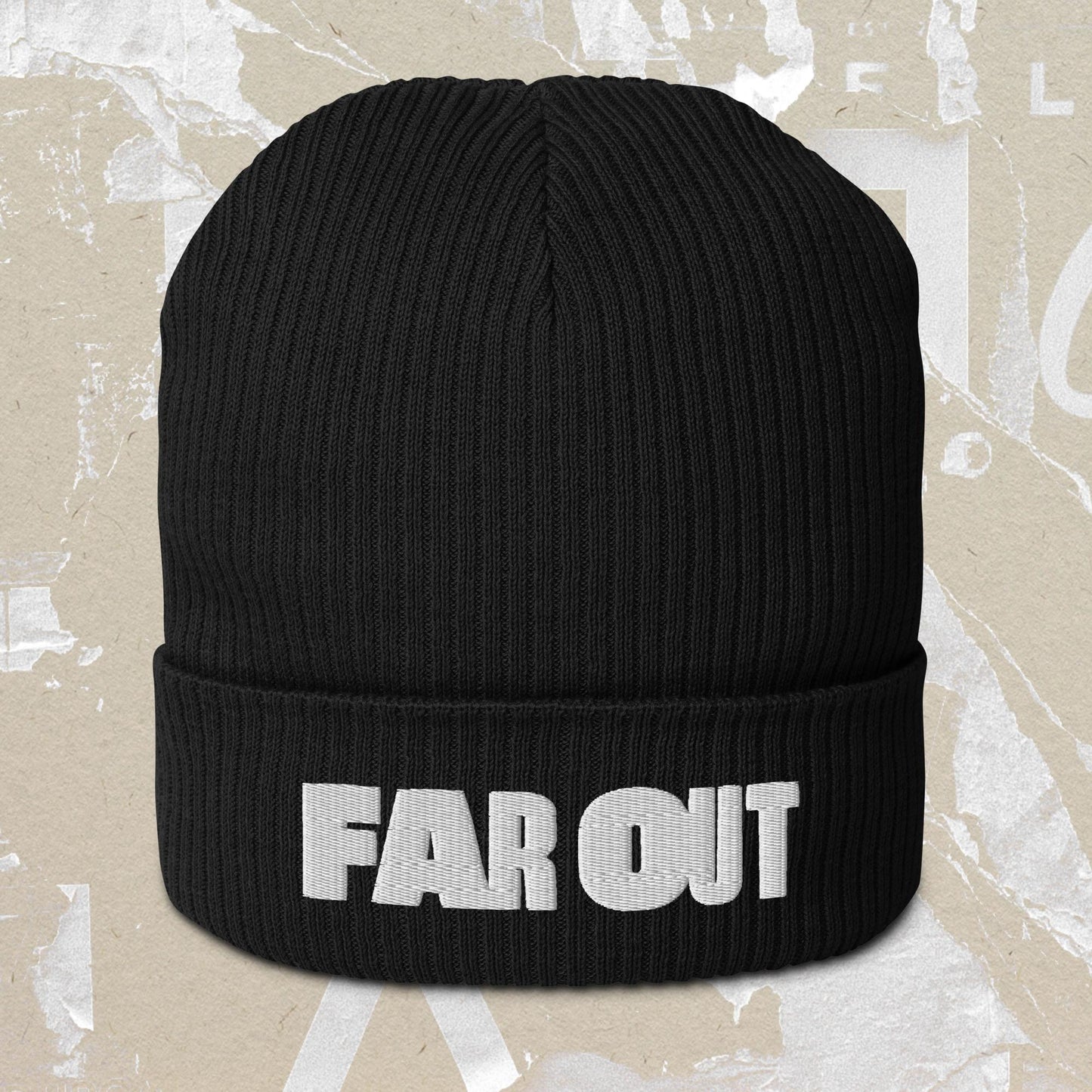 Far Out Alt Ribbed Beanie