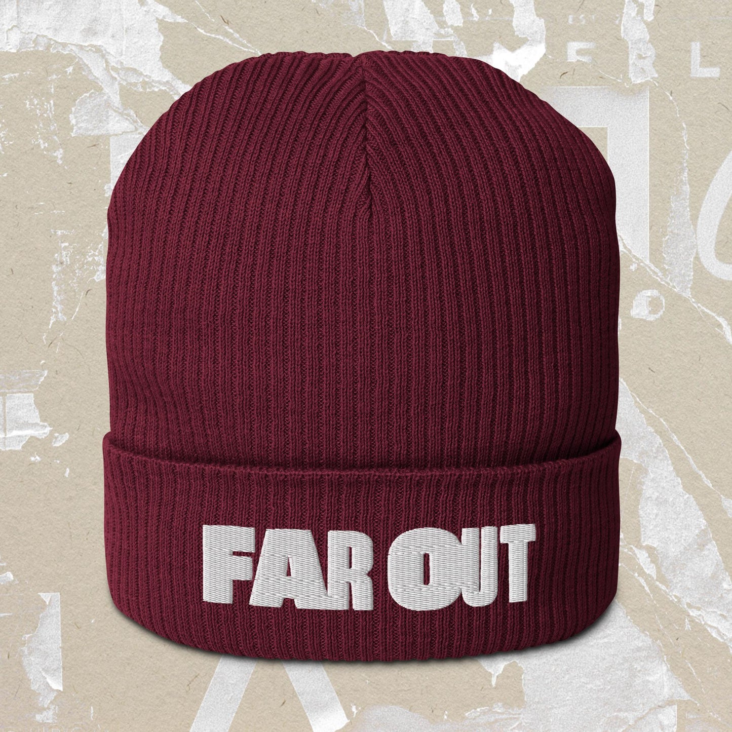 Far Out Alt Ribbed Beanie