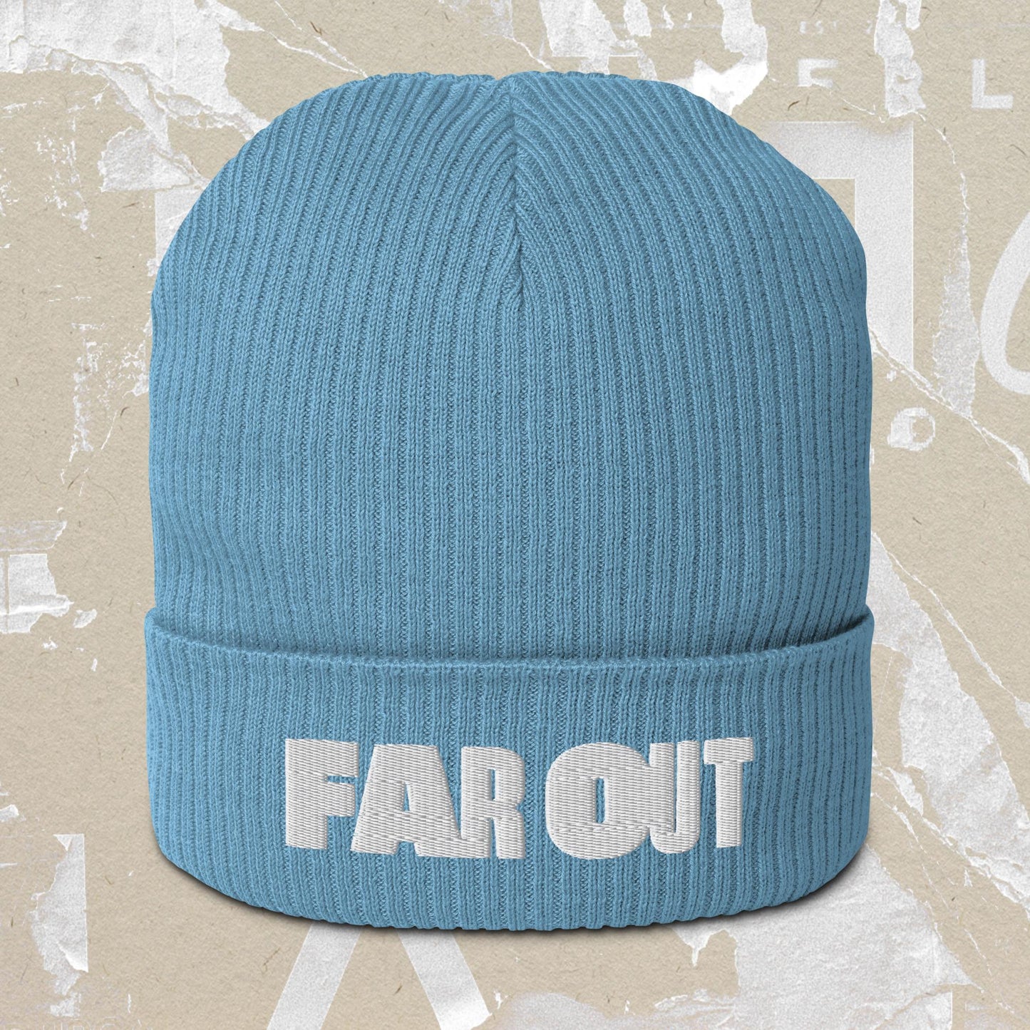 Far Out Alt Ribbed Beanie