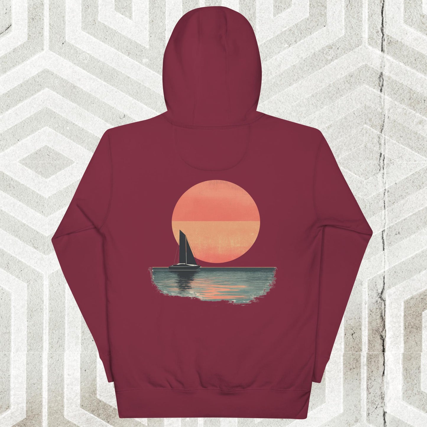 Far Out 1970s Sunset Hoodie