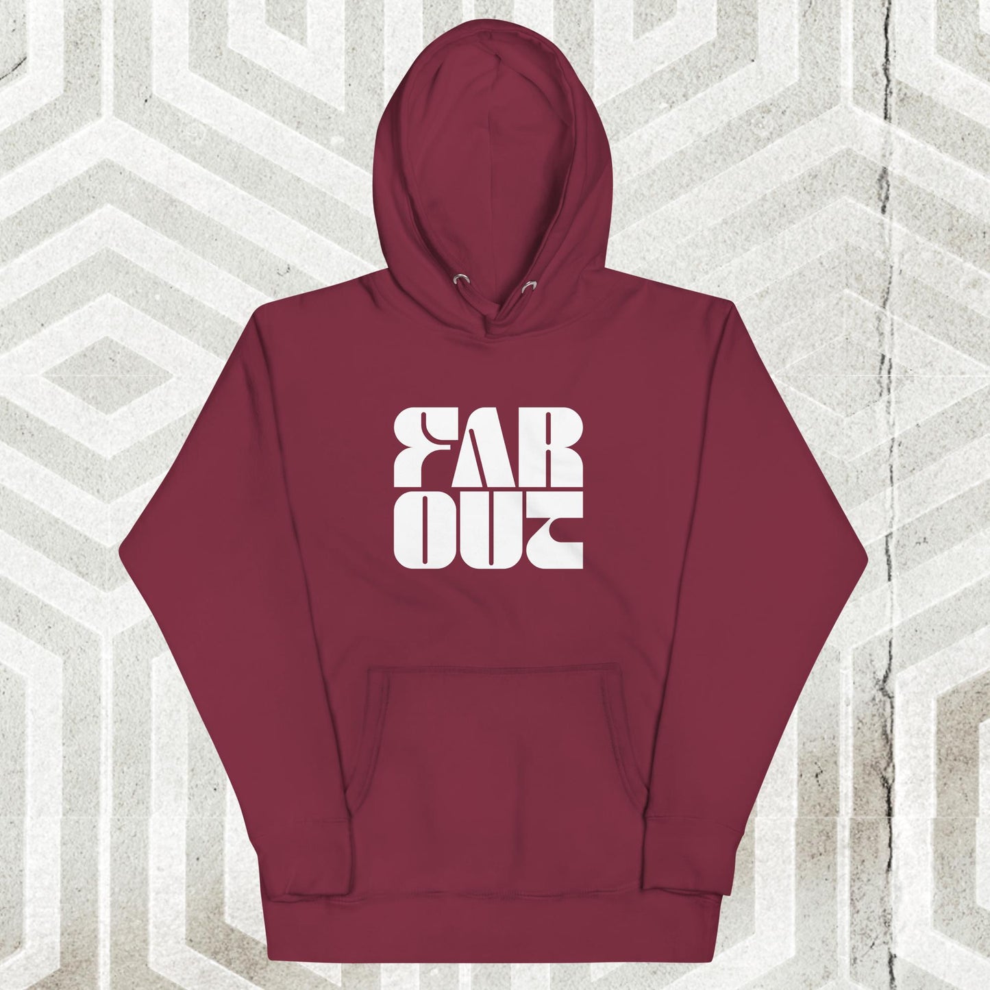 Far Out Wave Square Hoodie