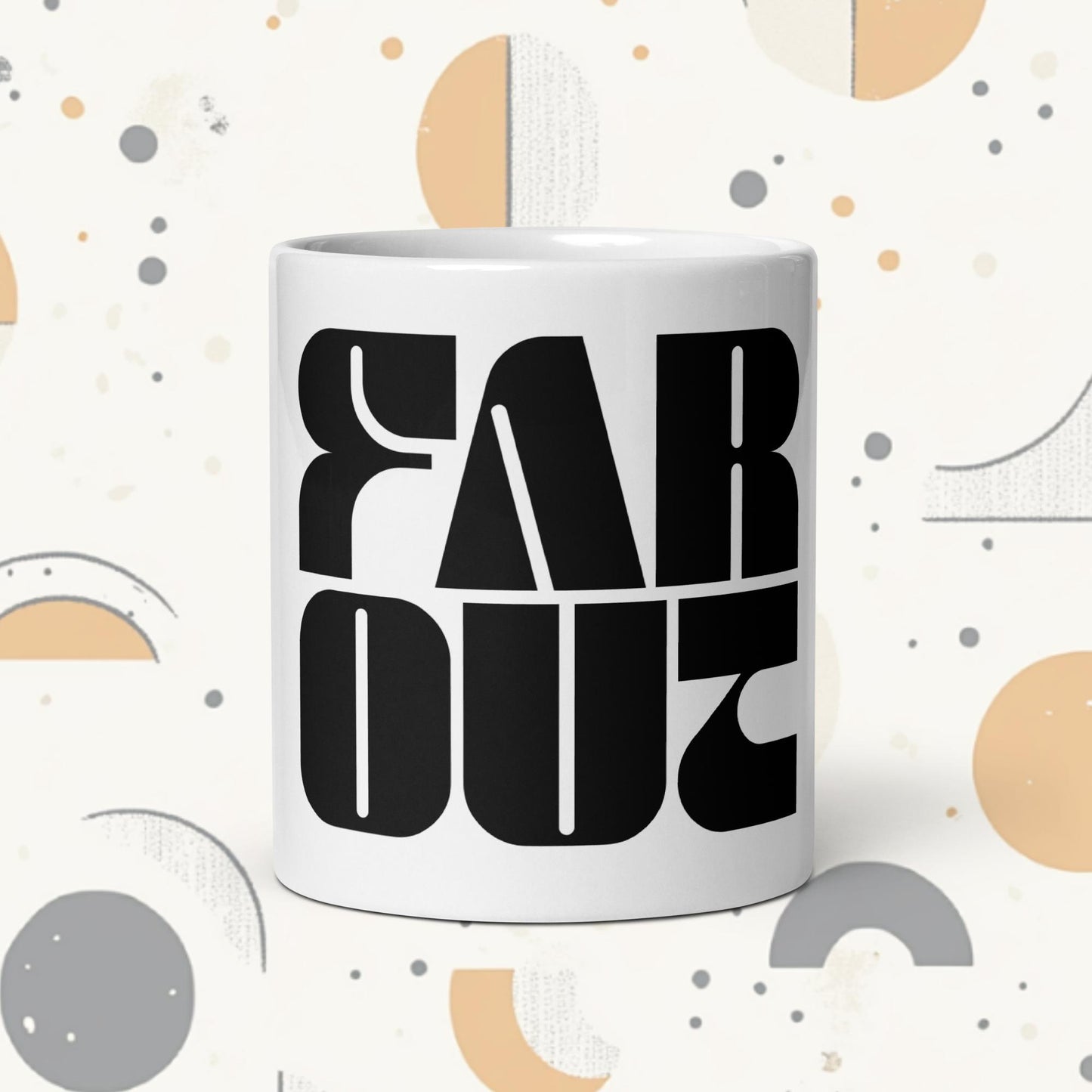 Far Out White Mug