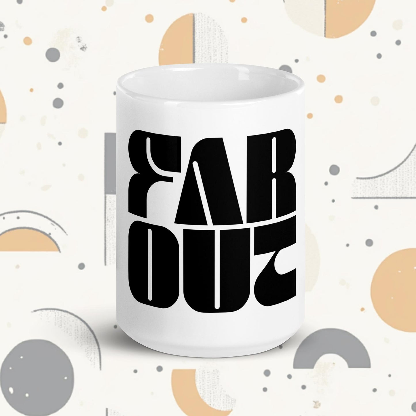 Far Out White Mug