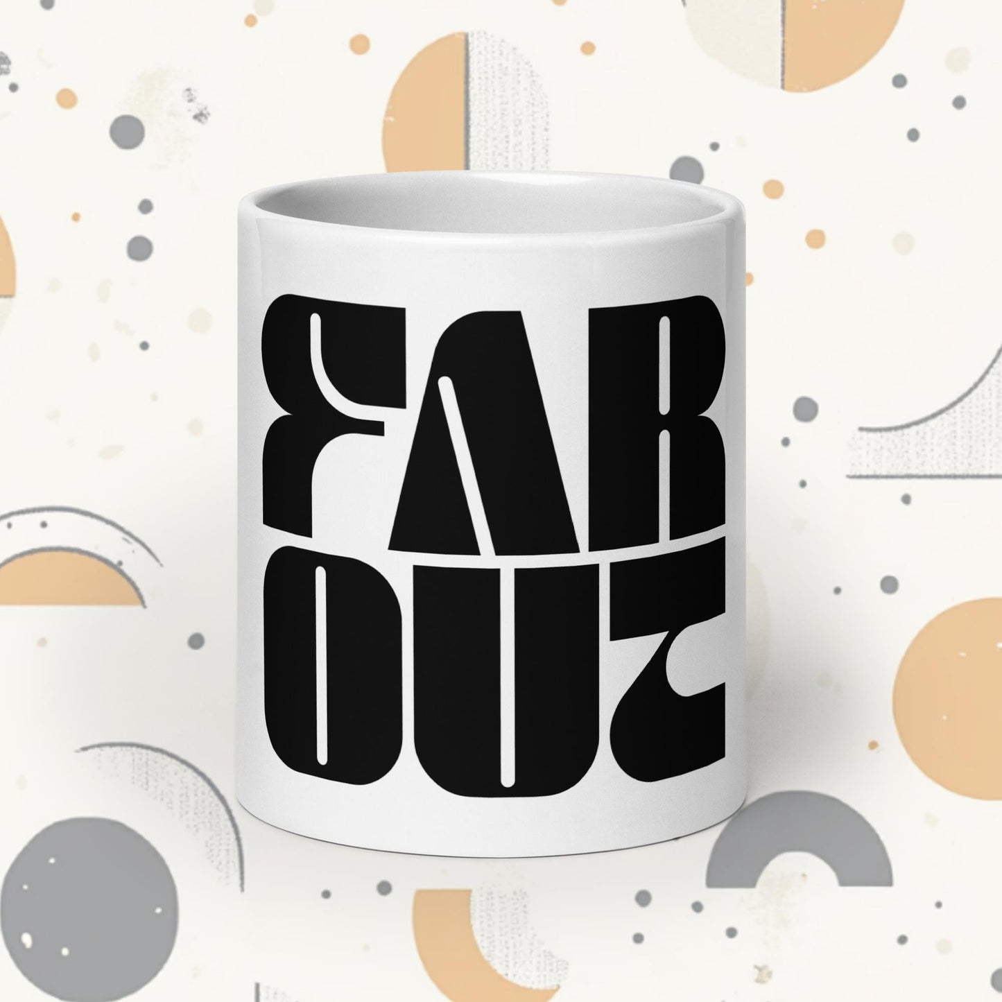 Far Out White Mug